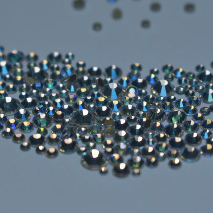 1440 pack Moonlight Shimmer round flat backs mixed sizes