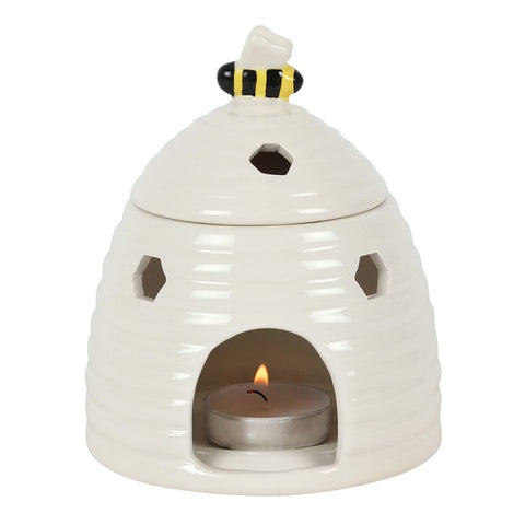 Bee hive themed ceramic wax / oil burner
